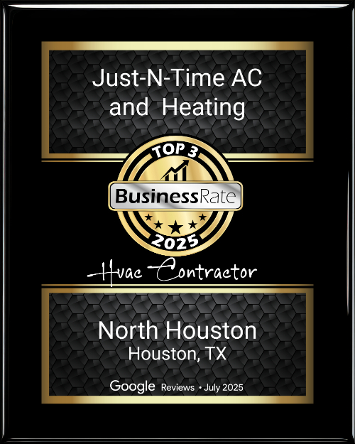 Just-N-Time AC and Heating Award